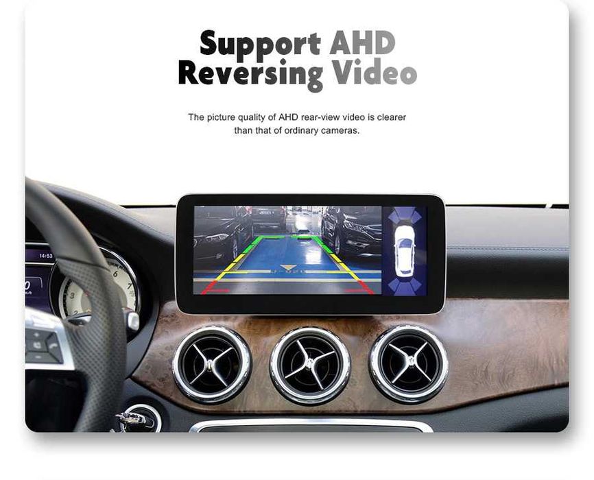Auto-rádio 2 din Android 14 12.3" Mercedes Classe C V  GLC  W205