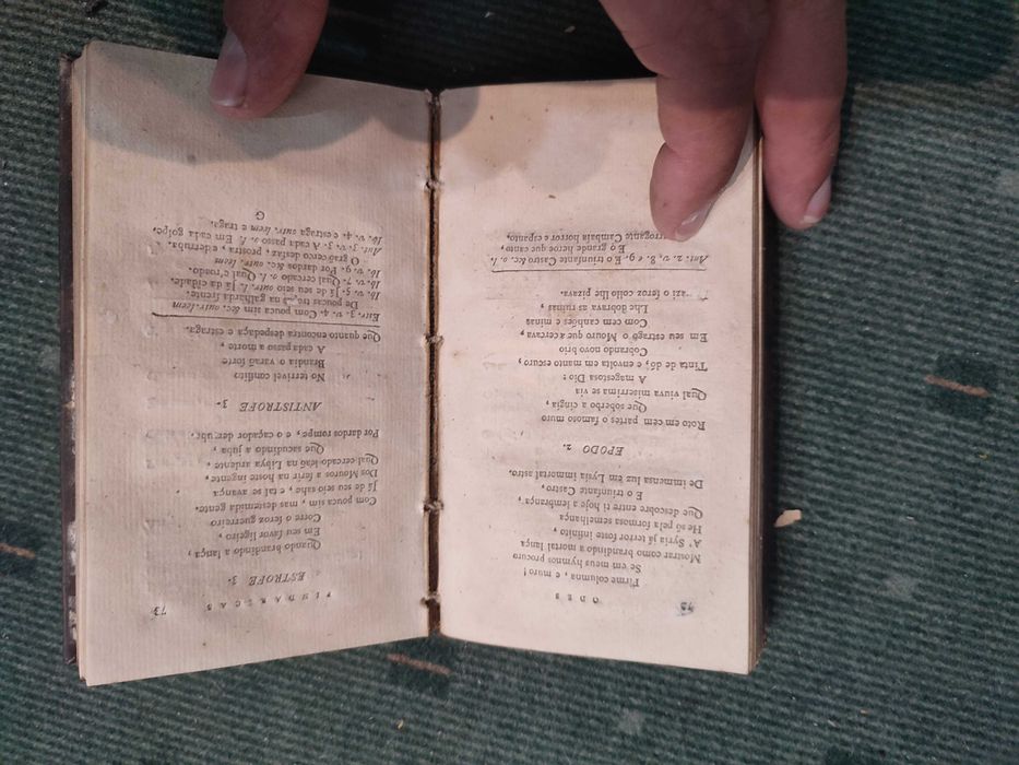 Odes Pindaricas Phostumas de Elpino Nonacriense - Coimbra, 1801