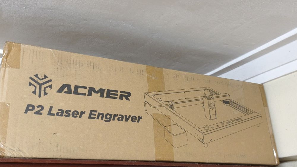 Gravadora a laser  ACMER P2 33W — COMO NOVA. .