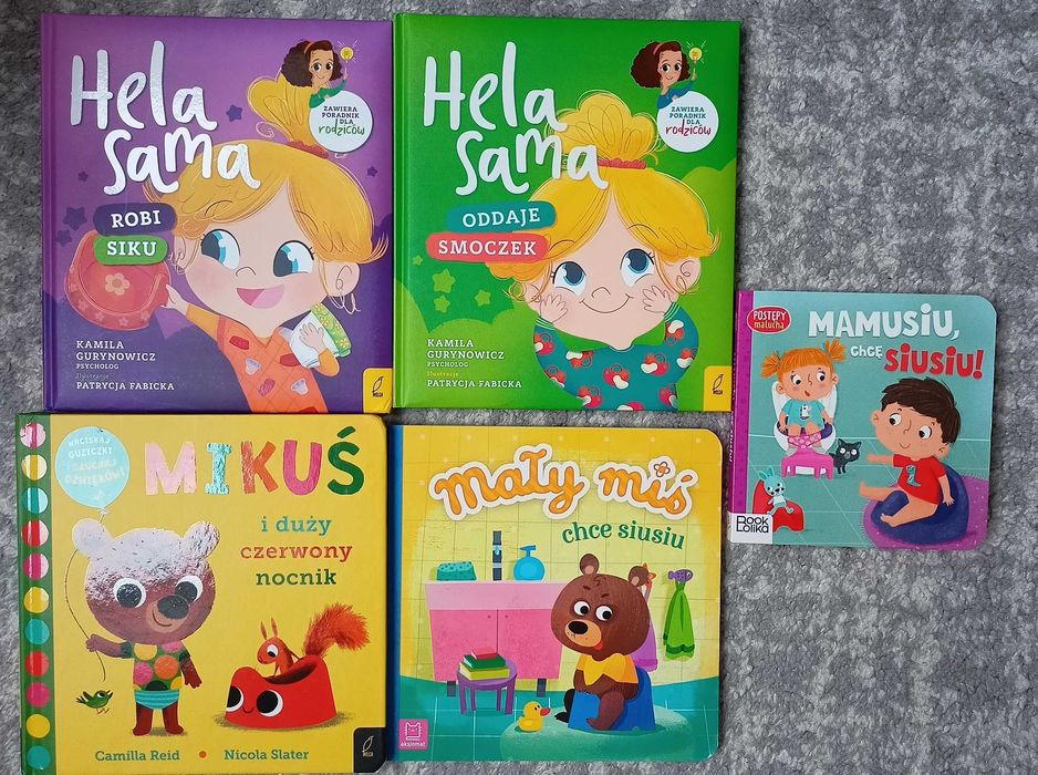 Książeczki z serii żegnaj pieluszko, żegnaj smoczku