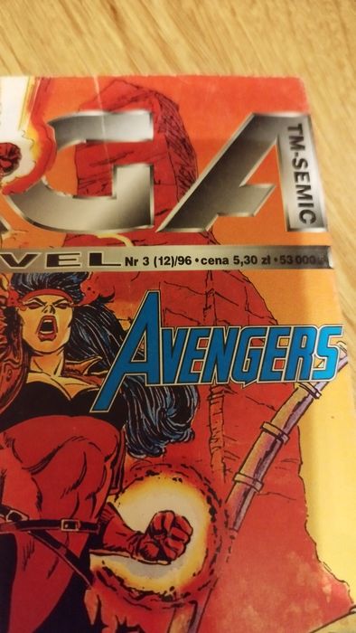 Komiks Mega Marvel 1996 rok