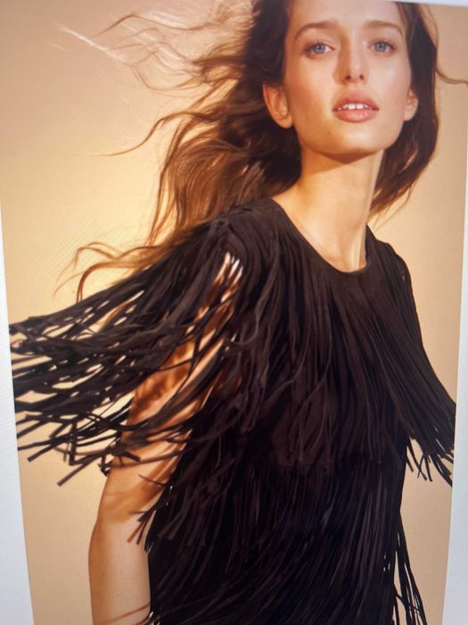 Sukienka zamszowa Zara