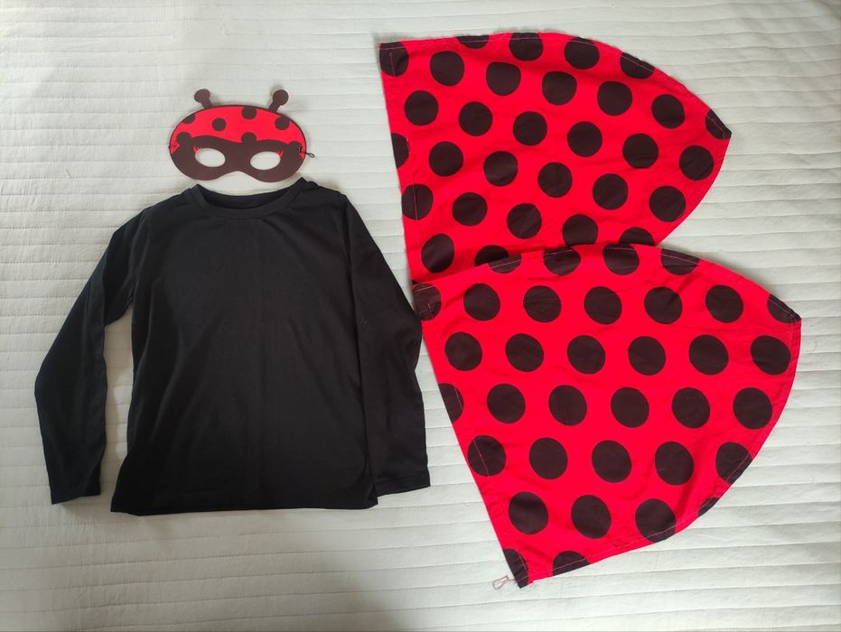 Strój karnawałowy kostium 122 Biedronka