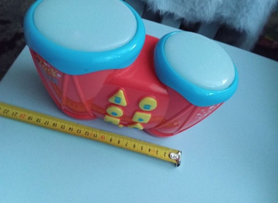 Bębenki edukacyjne dla dzieci muzyczne świecące