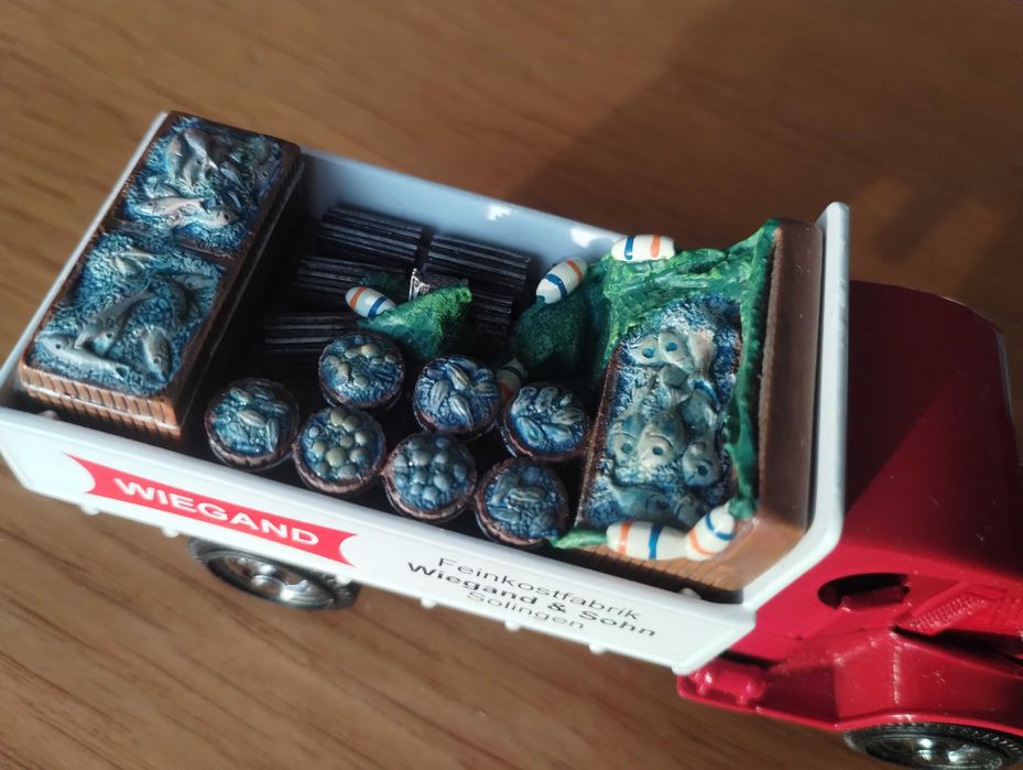 Stare auto Wiegand 1930 Mack AC. Trick.