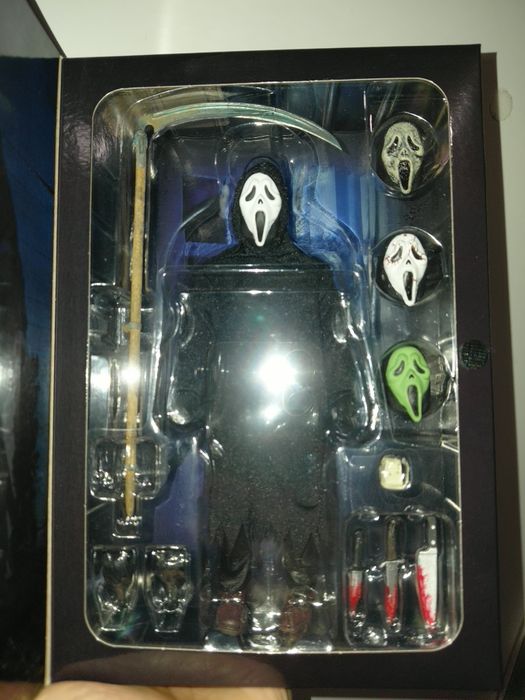 Neca Ultimate Ghost Face Action Figure - Mask Glows in the Dark
