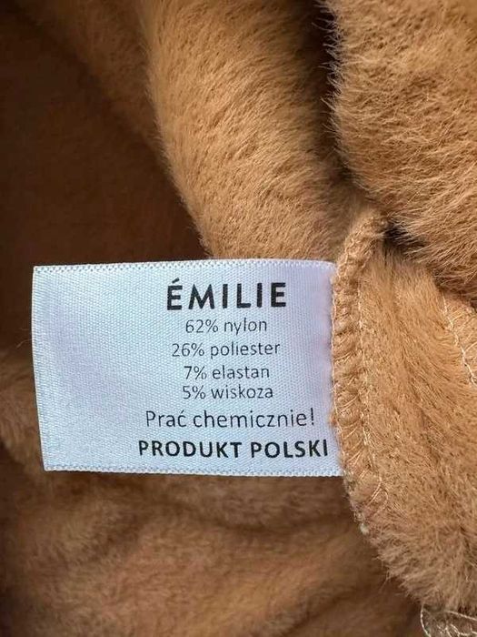Rudy płaszcz z alpaki Emilie Atelier rozmiar S/M