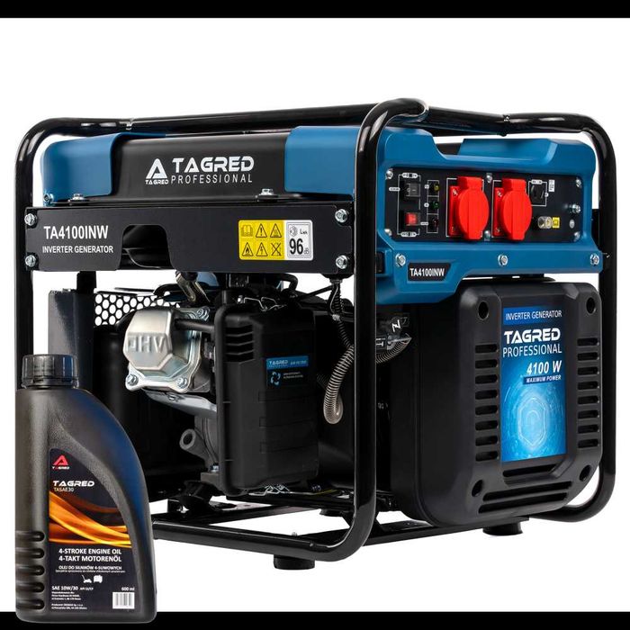 Nowy Duży Mocny 5500W Miedź Agregat Prądotwórczy Generator Prądu 230V