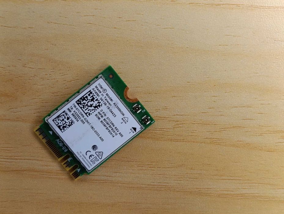 Бездротові швидкості нового покоління: мережева карта Intel AX200NGW (Wi-Fi 6 + Bluetooth 5.2)