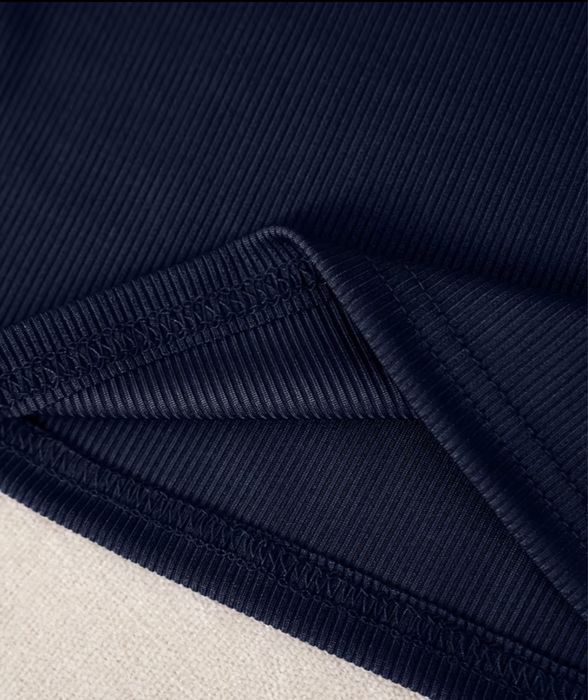 Лонгслів жіночий.Кофта у рубчик.Темно синя кофта