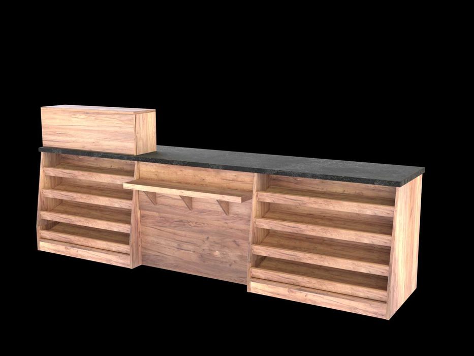 Lada sprzedażowa ekspozycyjna impulsowa meble do sklepu regał