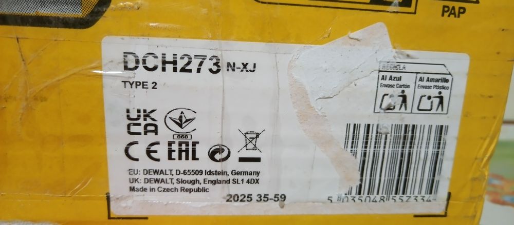 Młotowiertarka DeWalt dch 273 świąteczna cena