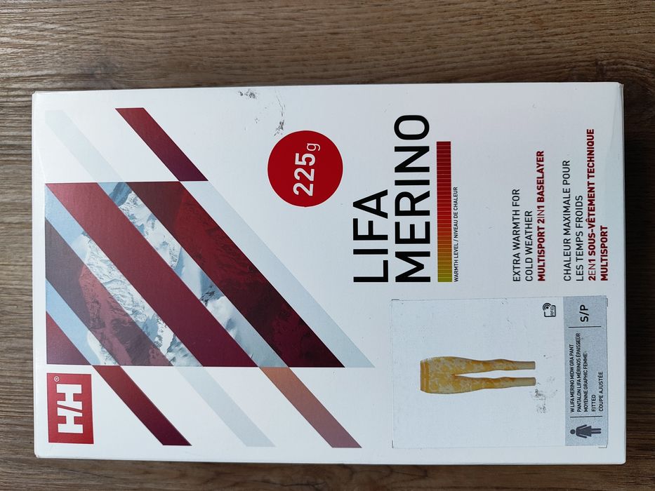 Helly Hansen Lifa Merino rozm. S - legginsy termiczne kalesony merynos