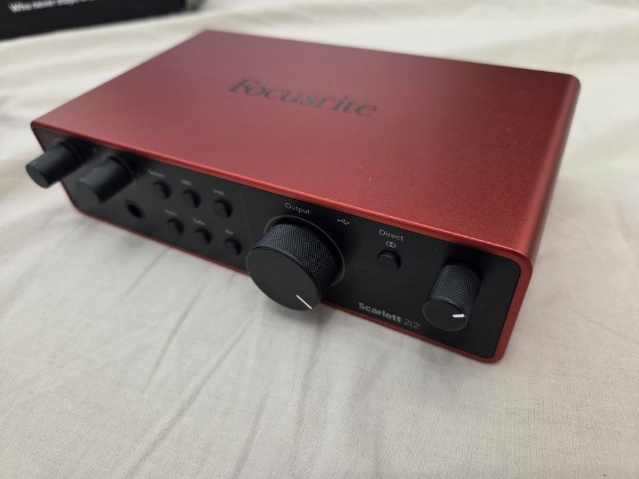 Stan igła! Focusrite 2i2 4th gen