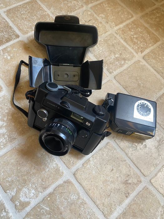 Máquina fotográfica analógica