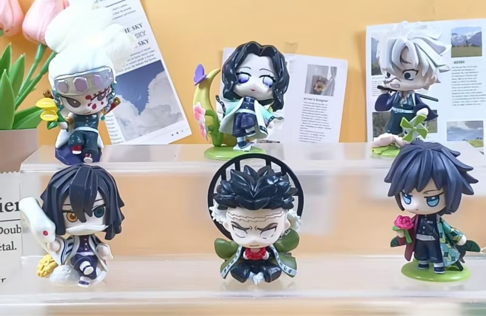 Фігурки Demon Slayer у стилі chibi