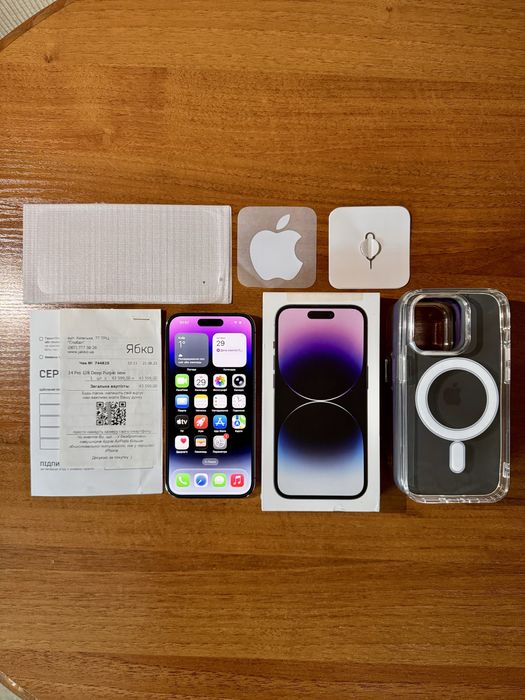 iPhone 14 Pro 128GB Deep Purple Повний комплект