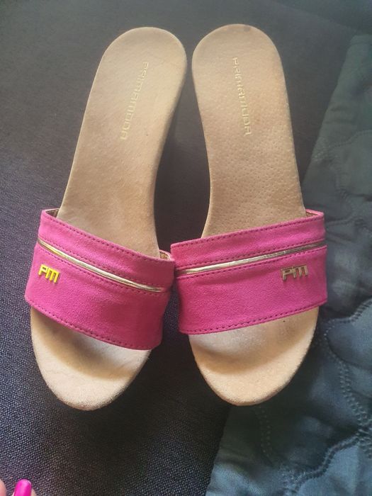 Klapki skórzane Prima moda r 38