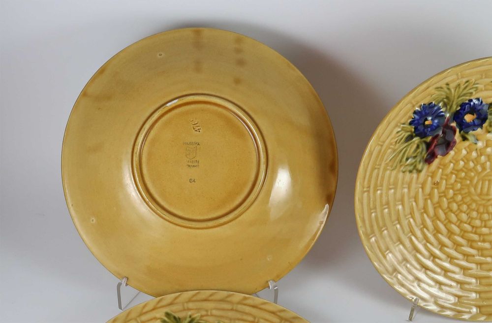 Conjunto de cerâmica majólica Smf Schramberg - Alemanha Ocidental