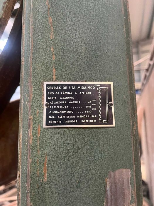 Serra de Fita Mida 900mm - 300€ + IVA