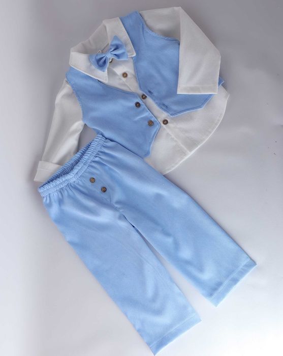 Святковий костюм  для хлопчика блакитний