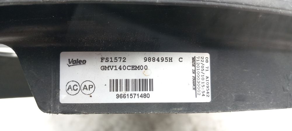 Termoventilador / motoventilador PEUGEOT RCZ