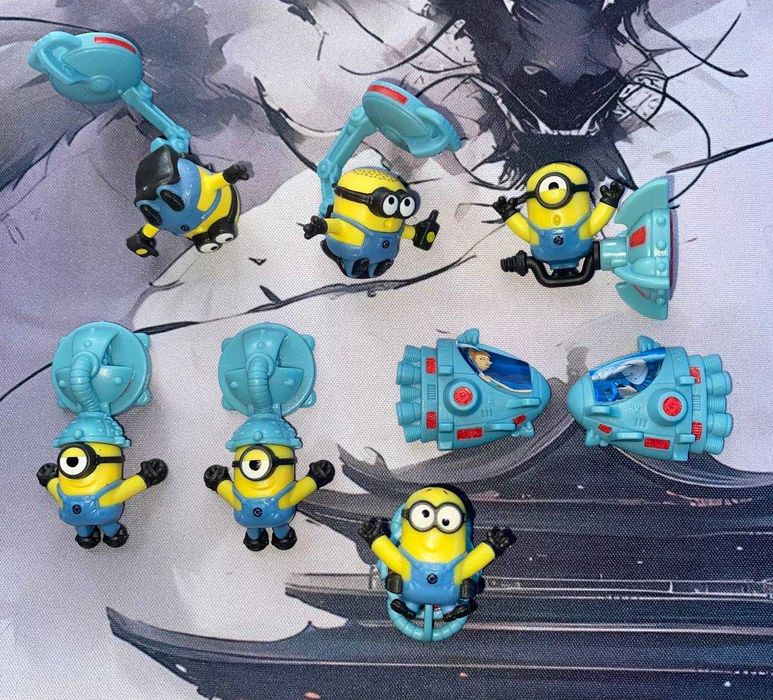 Figurki z Kinder Minionki