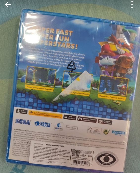 Jogo Sonic PS5 novo