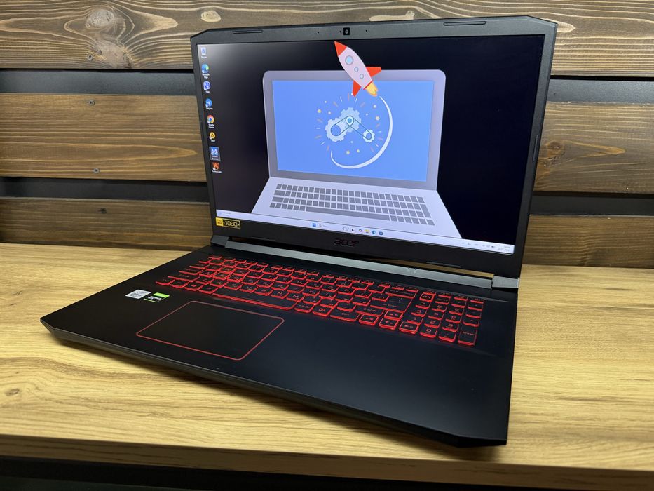 Acer Nitro5 GTX 1650Ti 4GB 17,3”IPS i5-10300H/16 GB/512Gb M2 + 1TB HDD