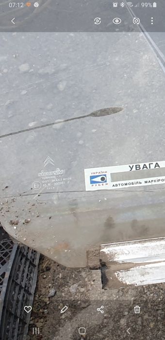 Ситроен BX 14,16 Стикло