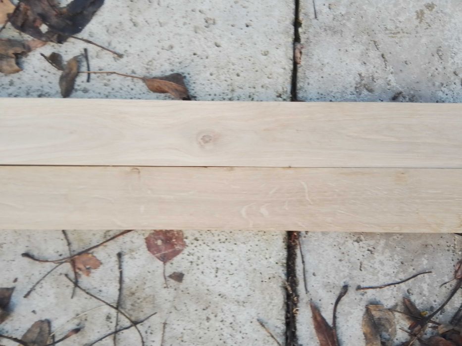 Dębowa deska tarasowa 125 cm, heblowana