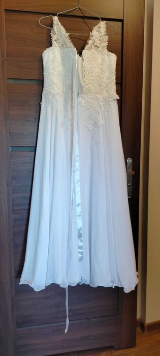 Suknia ślubna biała L/XL