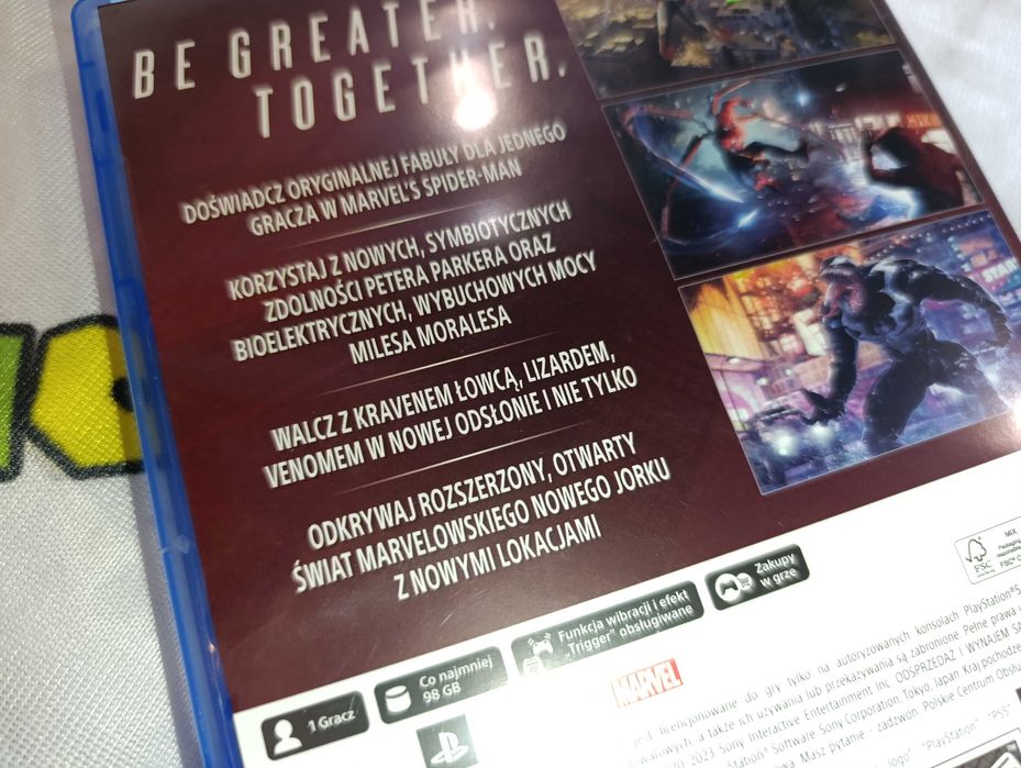Spider-man 2 Spiderman PS5 (bez rysek) sklep mozliwa zamiana