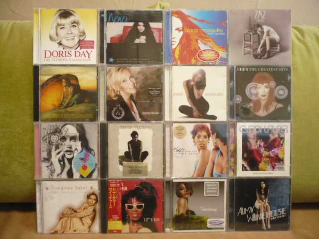 Wyprzedaż ! Płyty CD : Same piękne, śpiewające Panie.Zapraszam.