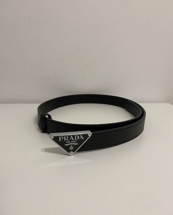 Pasek Prada Srebrny 110cm