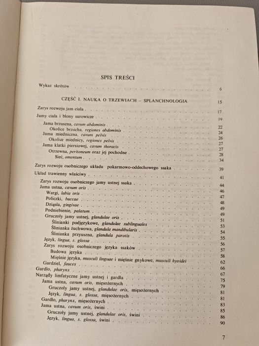 Anatomia zwierząt Krysiak Świeżyński