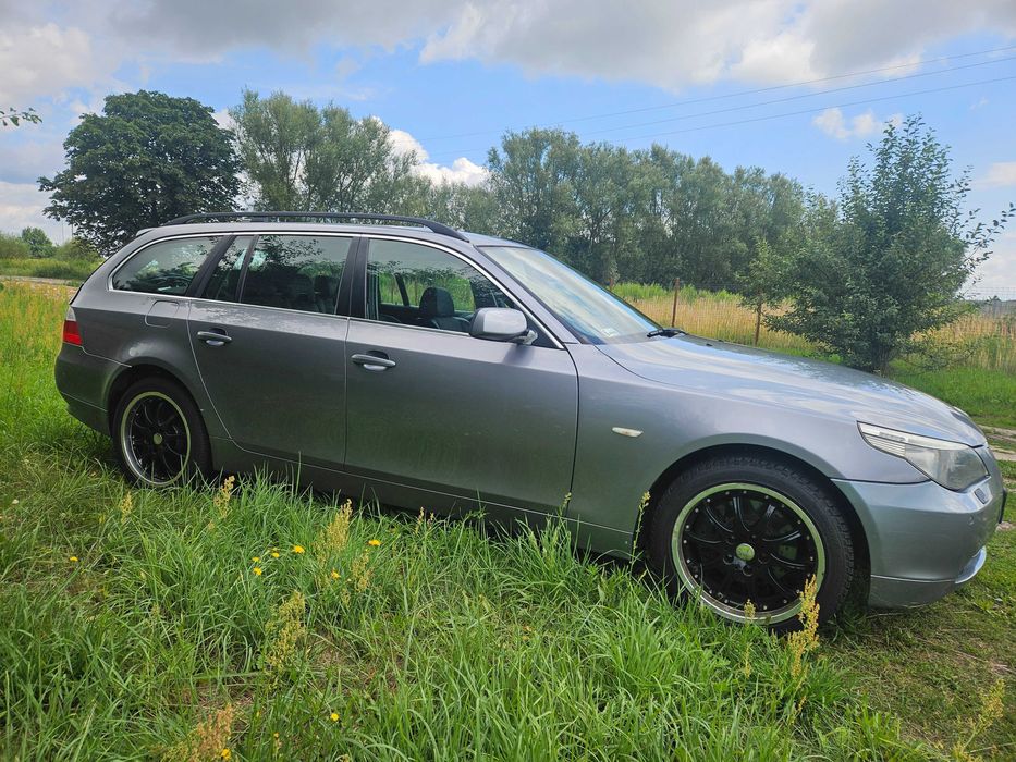 Bmw e61 530xd 231km manual xdrive silbergrau wszystkie czesci!