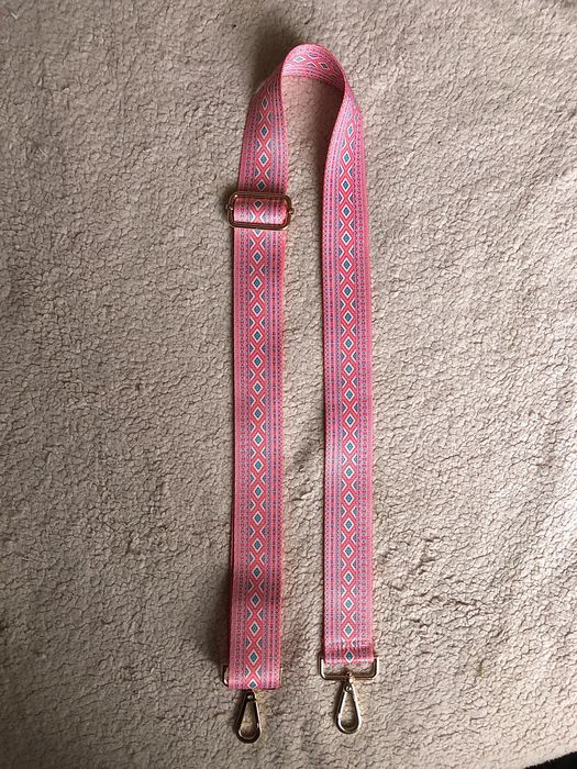 Pasek do torby torebki Design/Boho/Etno, Jasny Róż/Light Pink