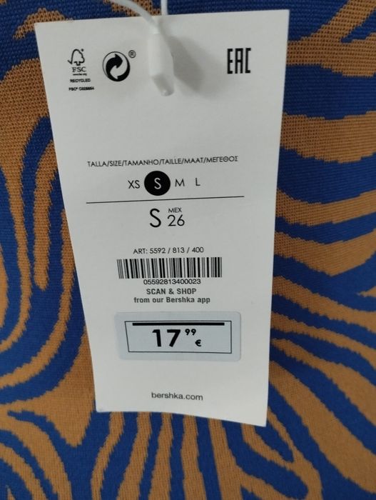Nowa sukienka Bershka S