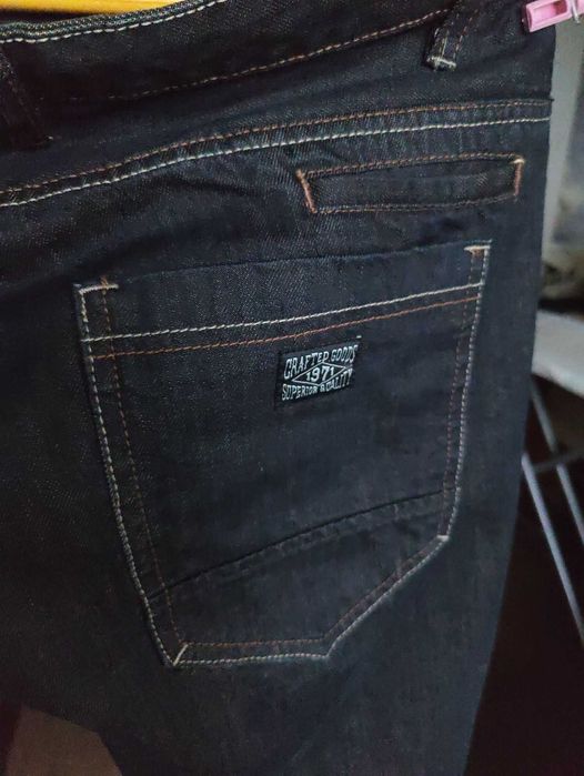 Джинсы Angelo Litrico jeans Germany w36 dark grey navy.