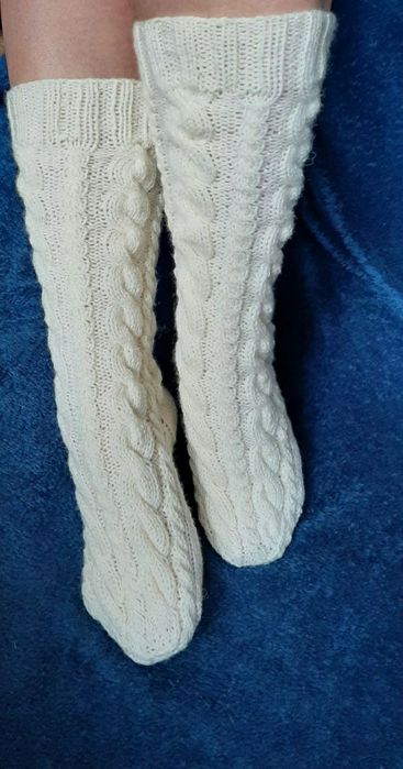 Вязаные гольфы, вязаные носочки. Носки для фотосессии.