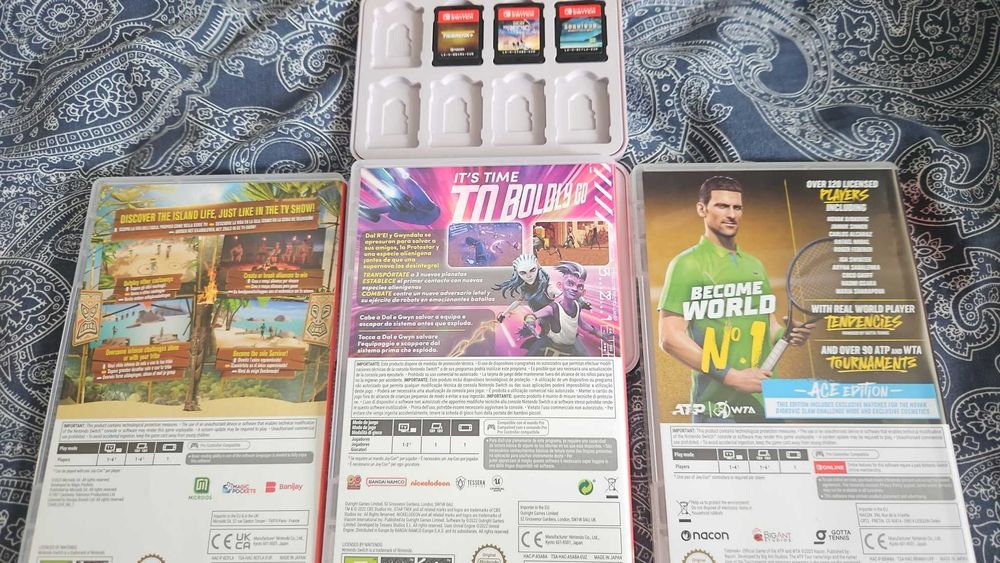 Jogos Nintendo Switch (Tiebreak, Star Trek, Survivor) - Com Caixa
