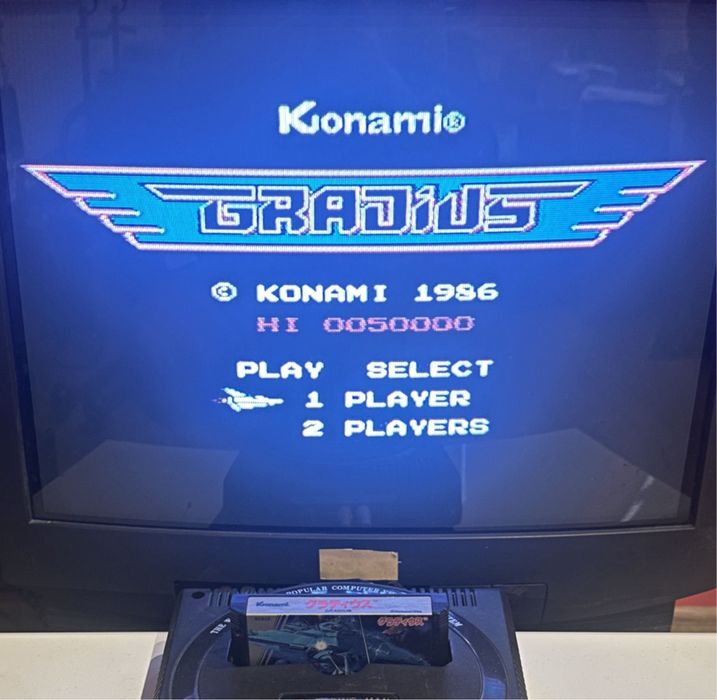 Gradius gra Nintendo Famicom Pegasus konsola