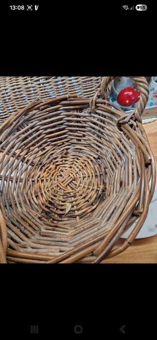 Rattanowy kosz z kloszem Riviera rattan holenderski