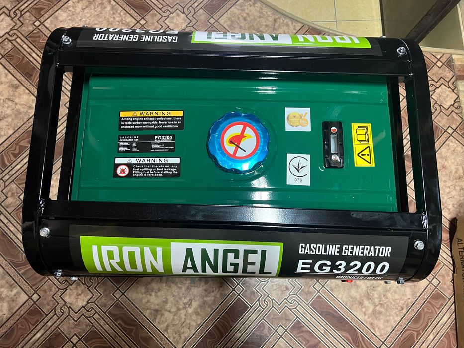 Генератор бензиновий Iron Angel EG3200 3.0 кВт мідь Нідерланди