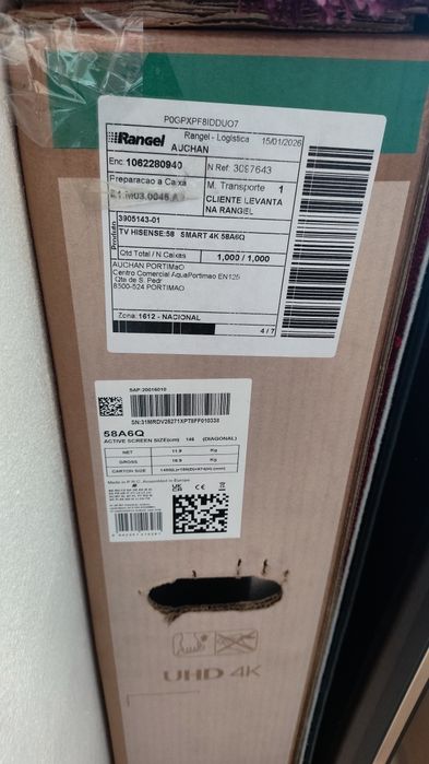 58 polegadas 4K Hisense