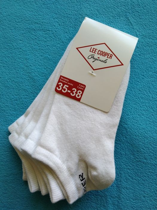 Lee Cooper skarpety skarpetki stópki stopki 3 pary