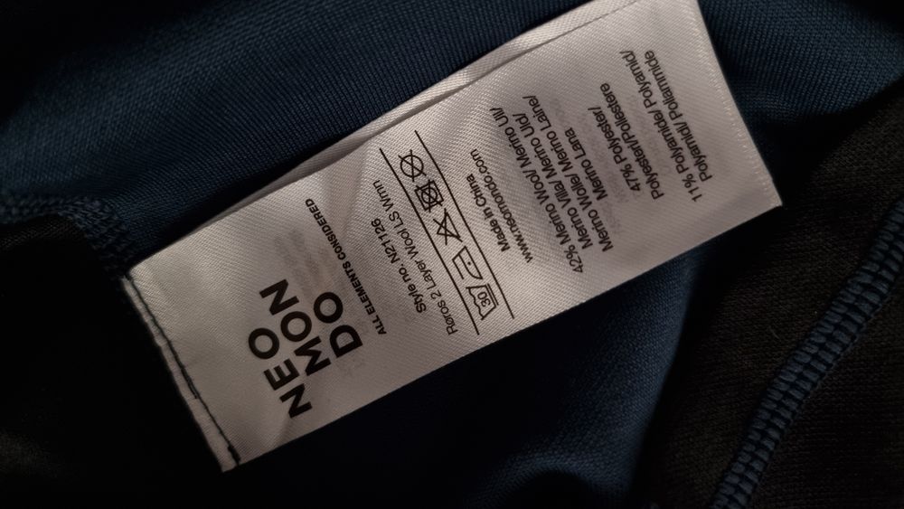 Bluzka termiczna Neomondo koszulka wełniana merino wool