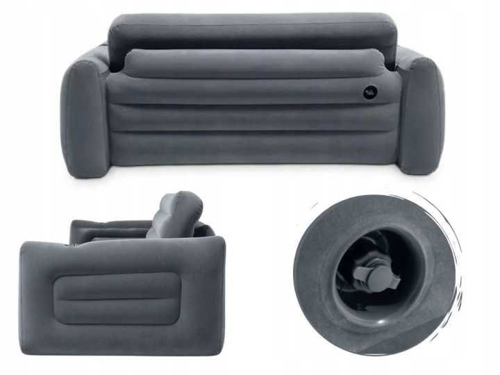 Sofa Dmuchana Rozkładana Intex, Dwuosobowa 203x231 cm | Materac