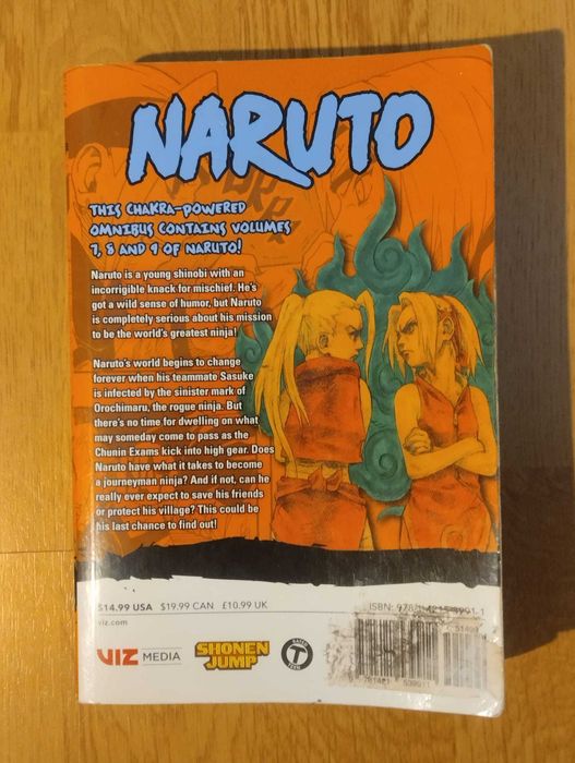 Naruto N.º 7, 8 e 9, Masashi Kishimoto - Livro em inglês